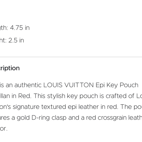 Louis Vuitton Key Cles - Picture 10 of 10